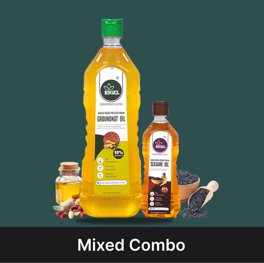 COMBO (GROUNDNUT 1L + SESAME 500ml)