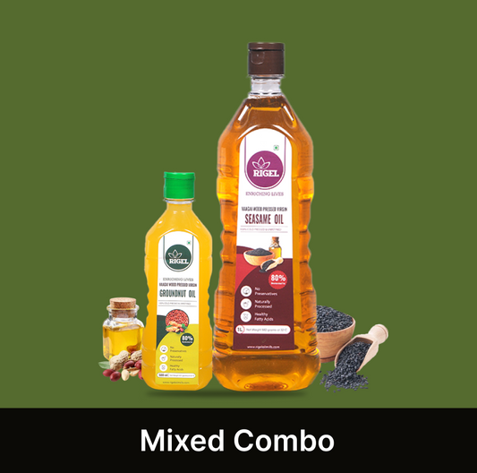 COMBO (SESAME 1L + GROUNDNUT 500ml)