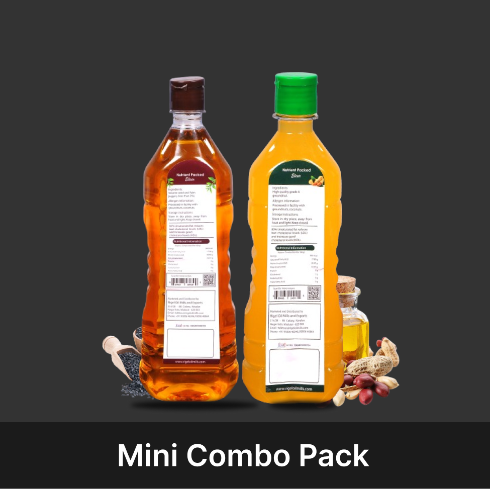 COMBO (SESAME 500ml + GROUNDNUT 500ml)